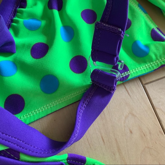 Justice 3 piece Bikini Bathing Suit Set 🌸 Size 12 - Picture 8 of 16